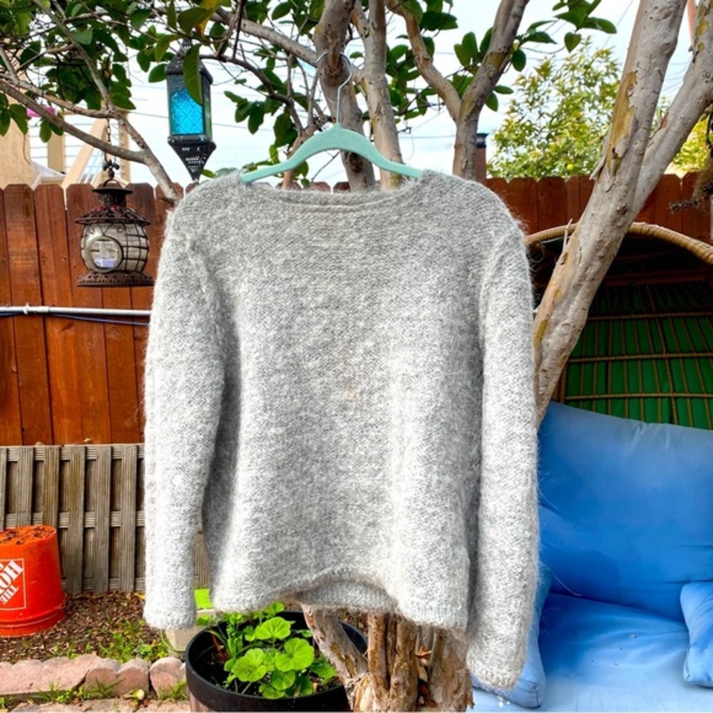 Vintage 80's Fuzzy Wool Women's Sweater size small